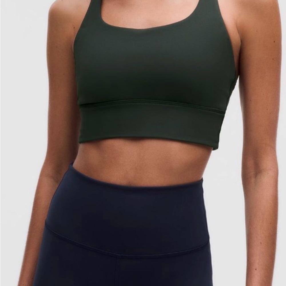 Lululemon Athletica Energy Longline Rainforest Green
